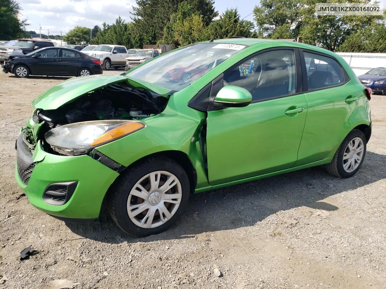 2013 Mazda Mazda2 VIN: JM1DE1KZXD0168092 Lot: 71108674