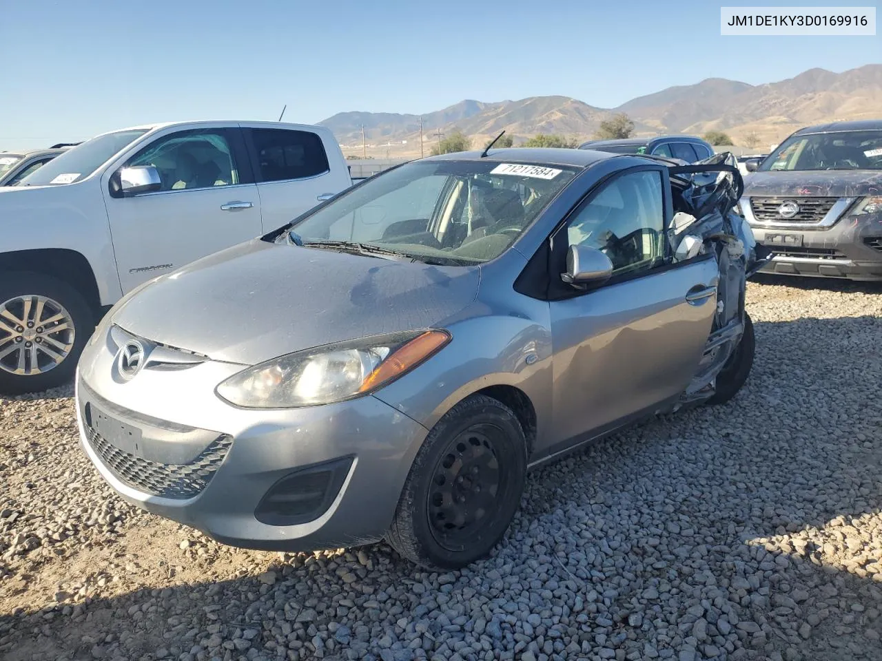 JM1DE1KY3D0169916 2013 Mazda Mazda2