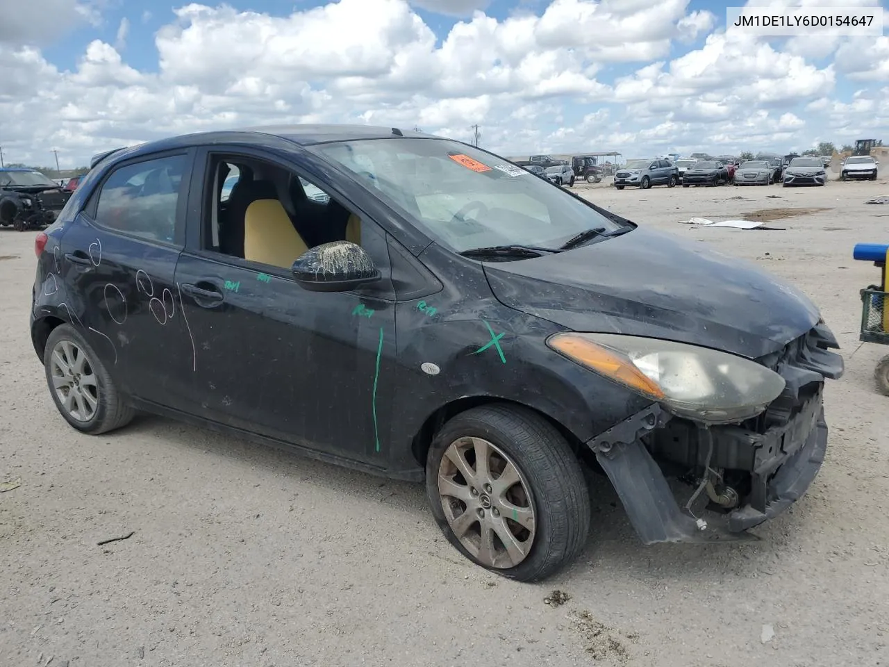 2013 Mazda Mazda2 VIN: JM1DE1LY6D0154647 Lot: 71486464