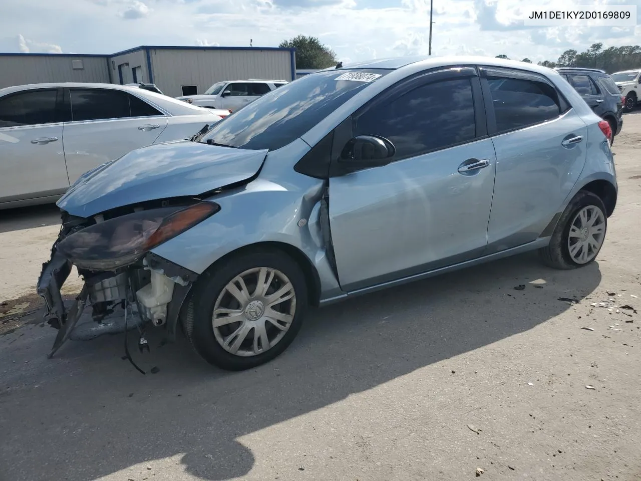 2013 Mazda Mazda2 VIN: JM1DE1KY2D0169809 Lot: 71938074