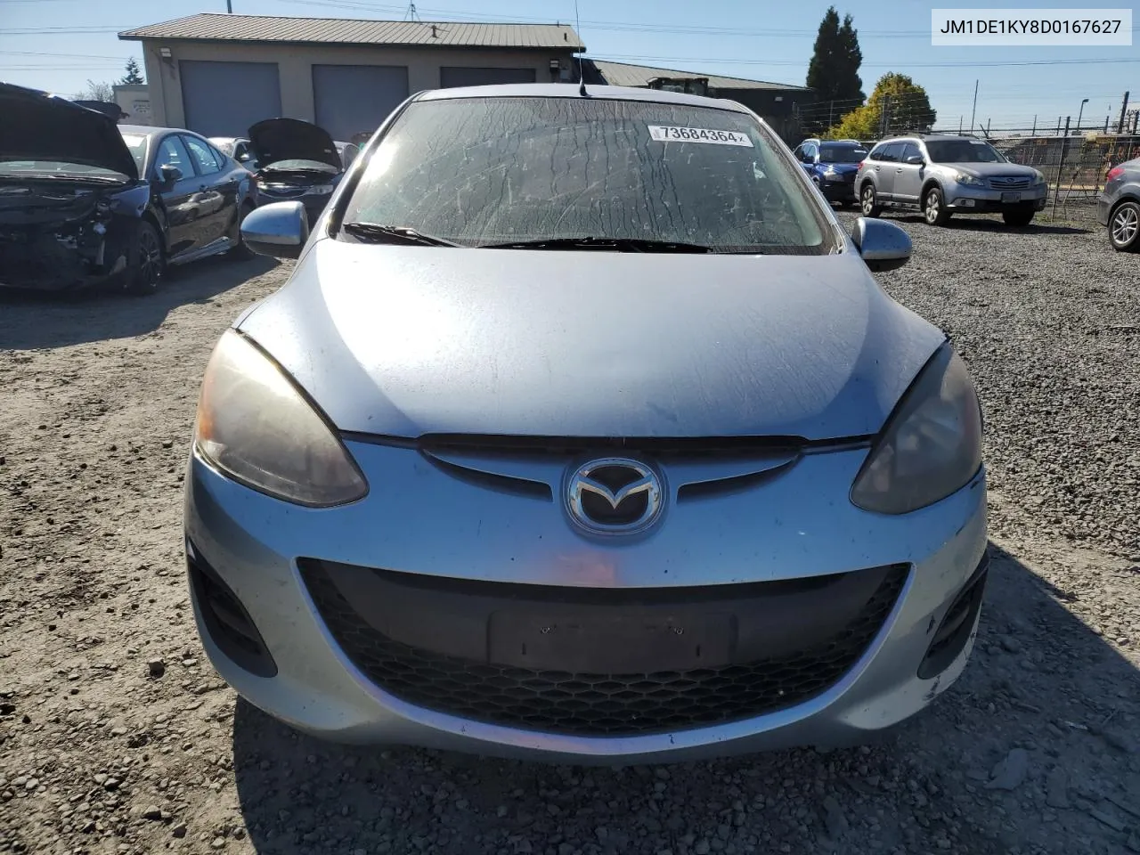 2013 Mazda Mazda2 VIN: JM1DE1KY8D0167627 Lot: 73684364