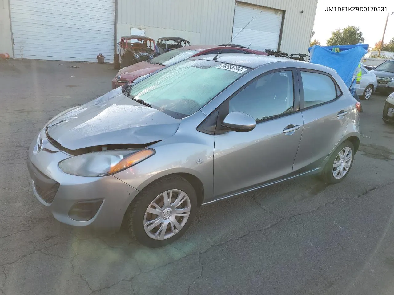 2013 Mazda Mazda2 VIN: JM1DE1KZ9D0170531 Lot: 74253794