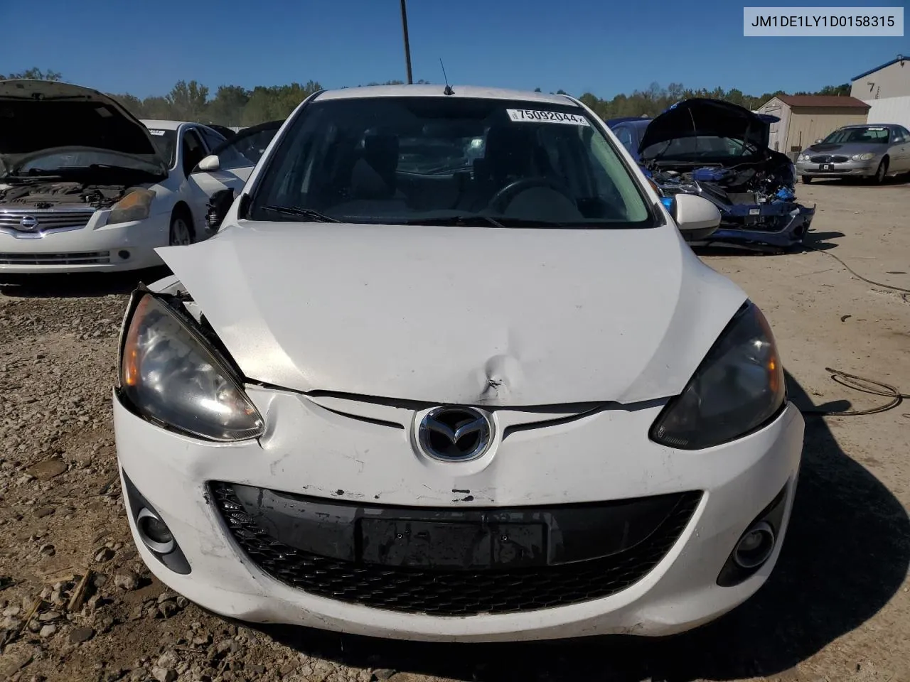 2013 Mazda Mazda2 VIN: JM1DE1LY1D0158315 Lot: 75092044