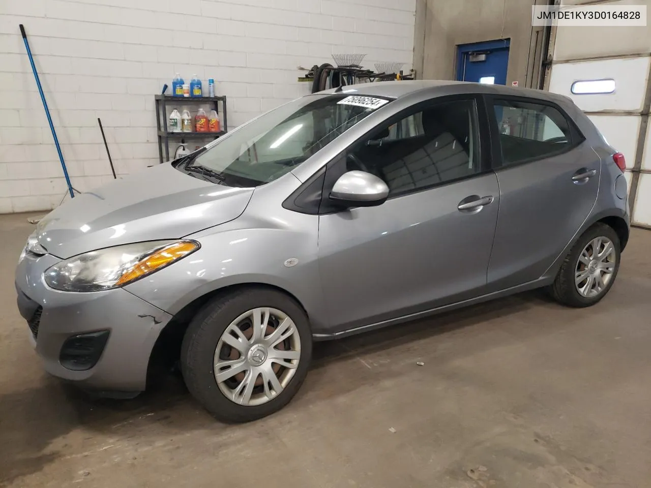 2013 Mazda Mazda2 VIN: JM1DE1KY3D0164828 Lot: 75096254