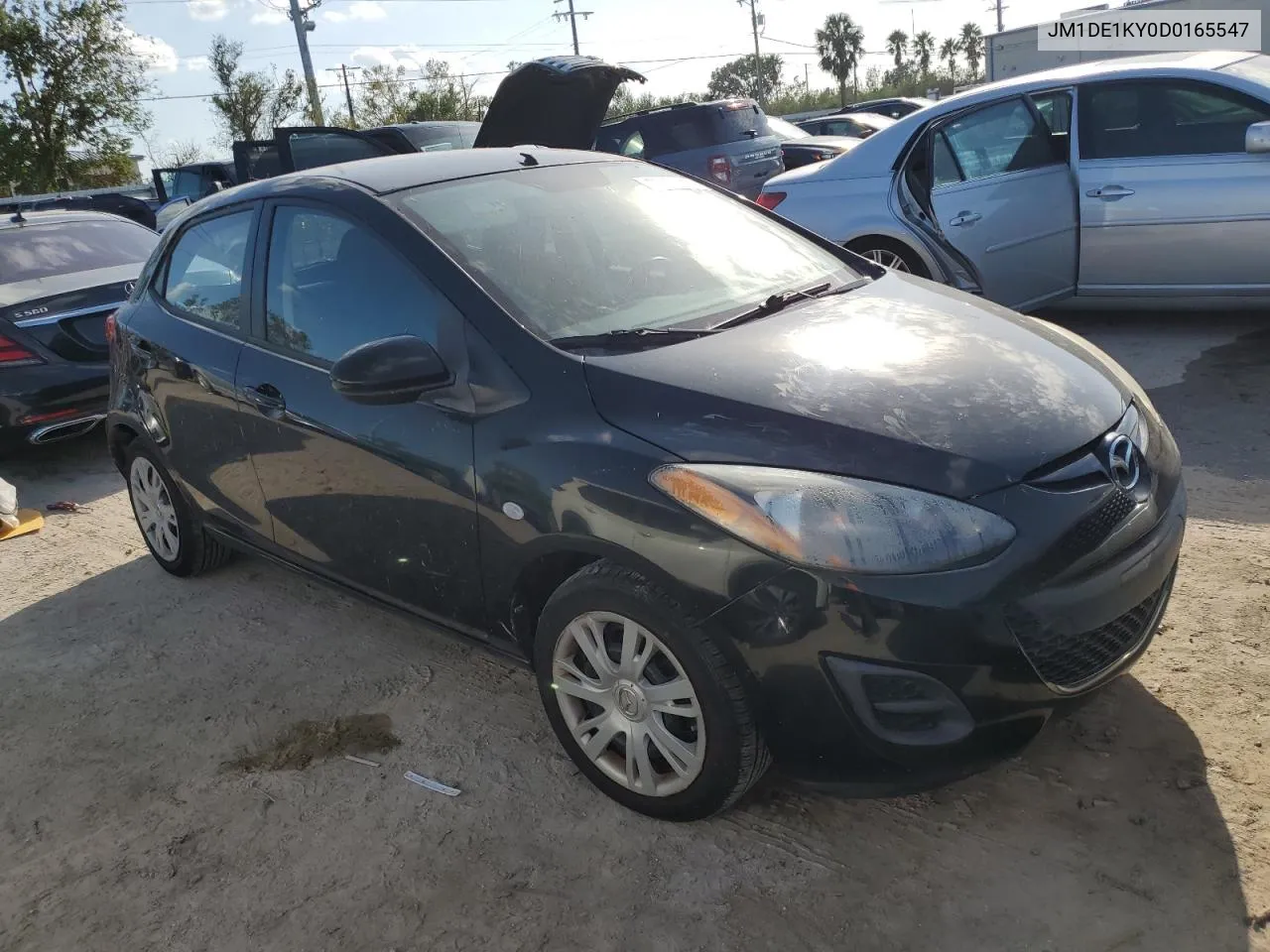 2013 Mazda Mazda2 VIN: JM1DE1KY0D0165547 Lot: 75274614