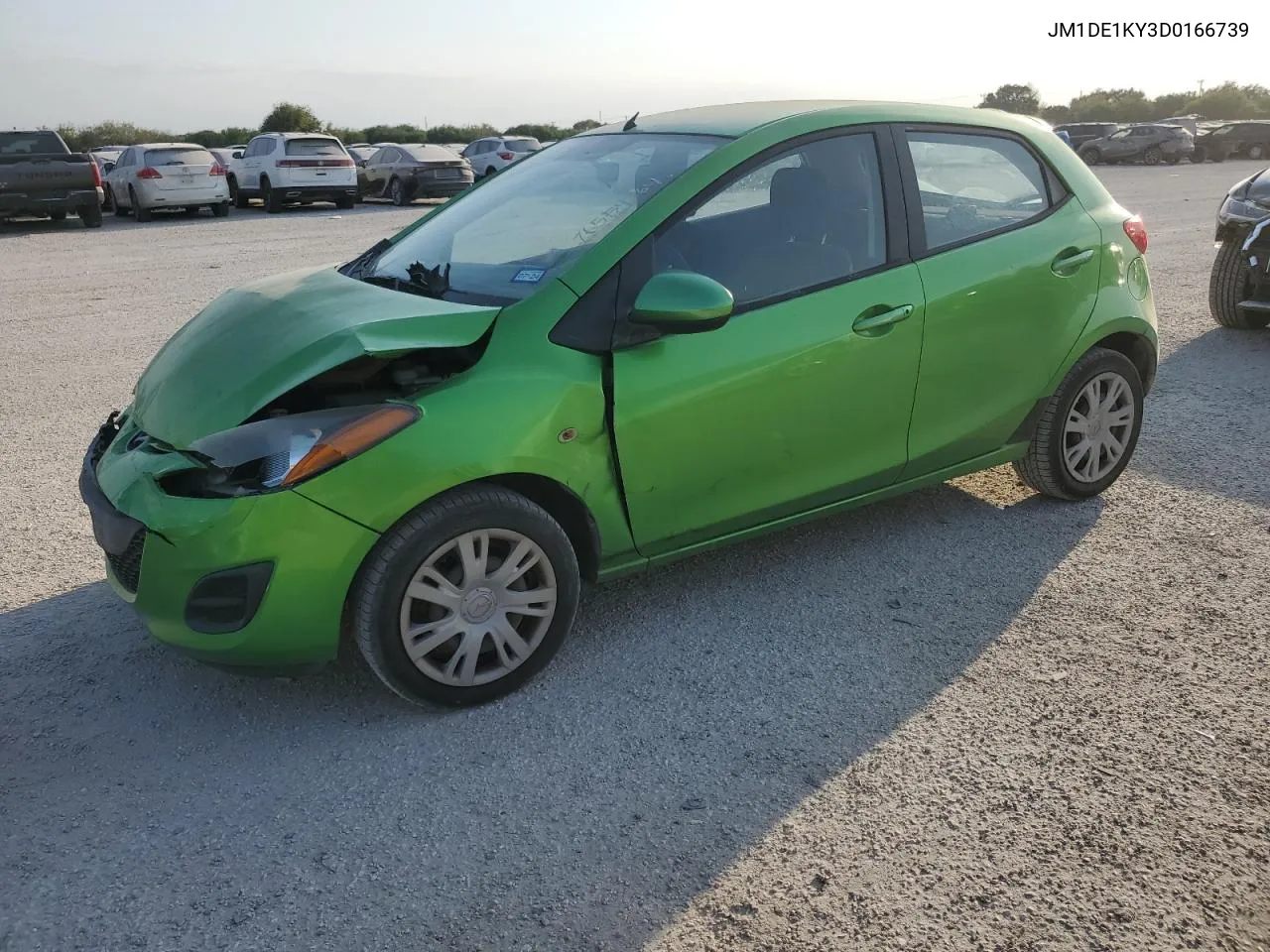 2013 Mazda Mazda2 VIN: JM1DE1KY3D0166739 Lot: 76554764