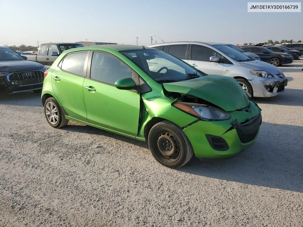 2013 Mazda Mazda2 VIN: JM1DE1KY3D0166739 Lot: 76554764