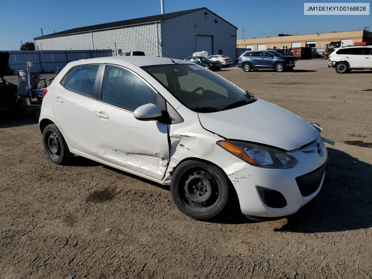 2013 Mazda Mazda2 VIN: JM1DE1KY1D0168828 Lot: 76841344