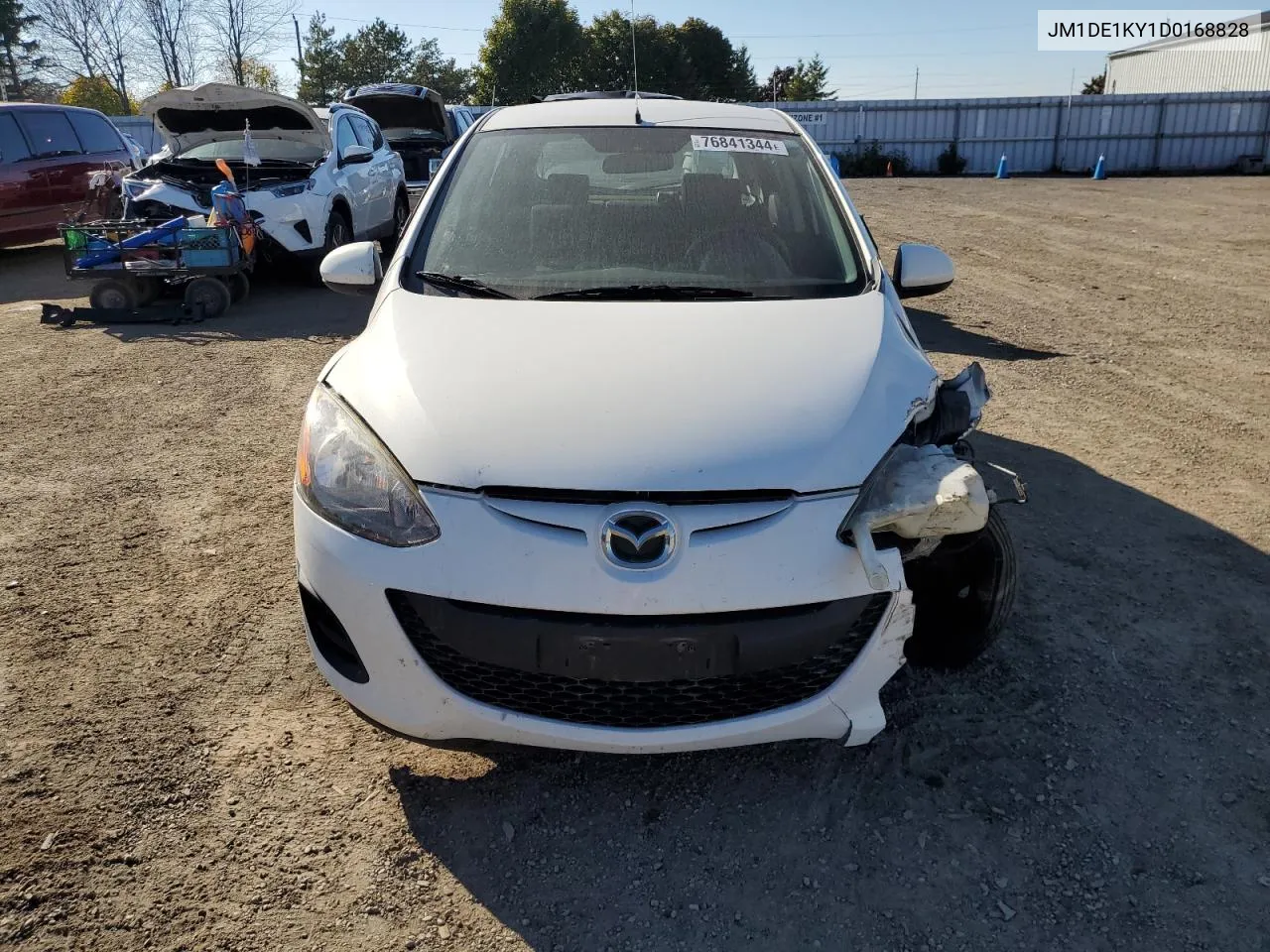 2013 Mazda Mazda2 VIN: JM1DE1KY1D0168828 Lot: 76841344