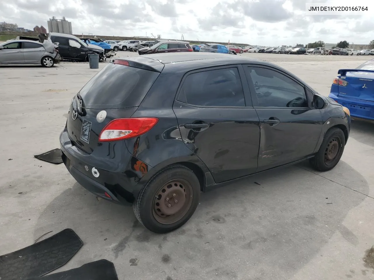 2013 Mazda Mazda2 VIN: JM1DE1KY2D0166764 Lot: 78983604