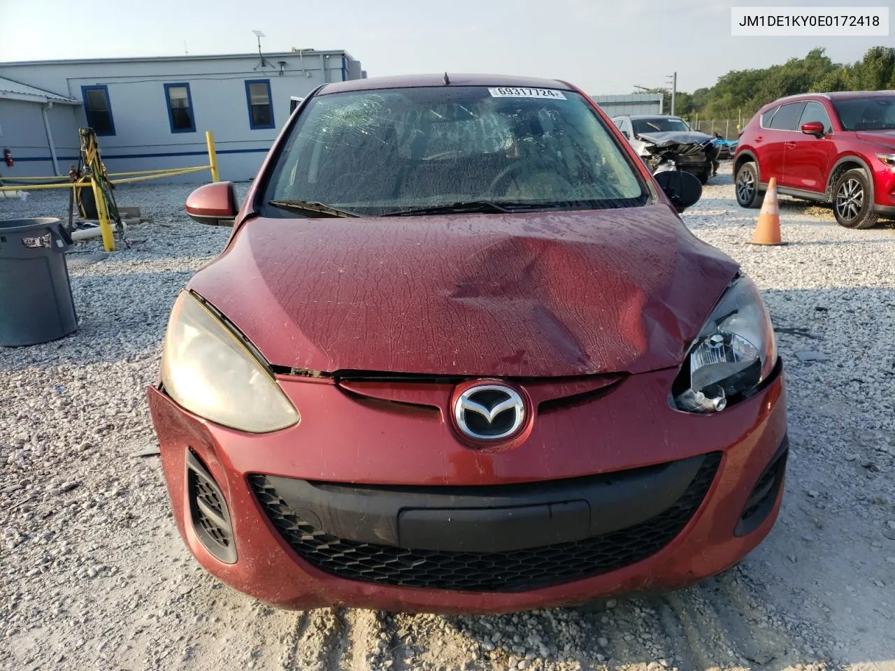 2014 Mazda Mazda2 Sport VIN: JM1DE1KY0E0172418 Lot: 69317724