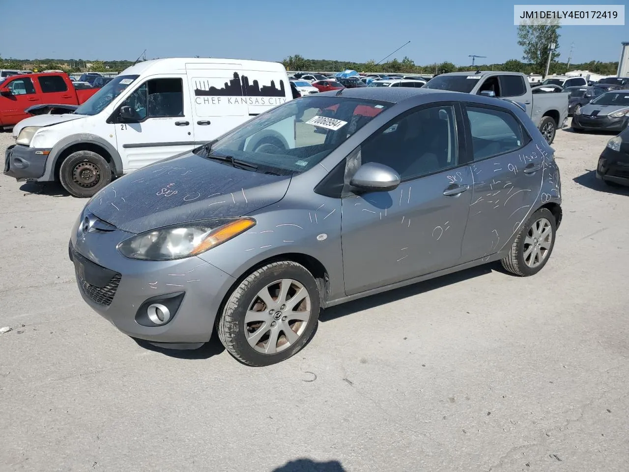 2014 Mazda Mazda2 Touring VIN: JM1DE1LY4E0172419 Lot: 70060994