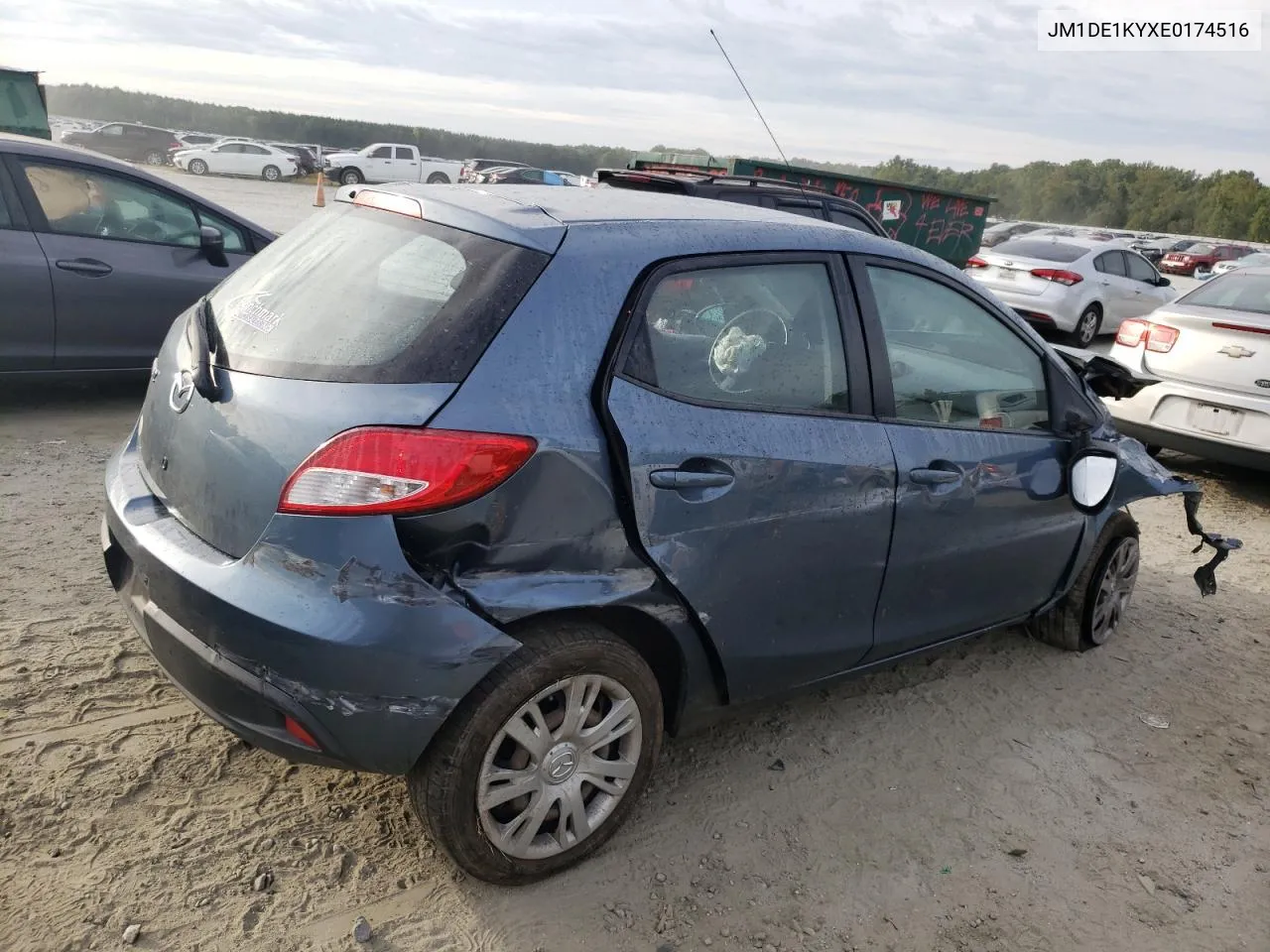 JM1DE1KYXE0174516 2014 Mazda Mazda2 Sport