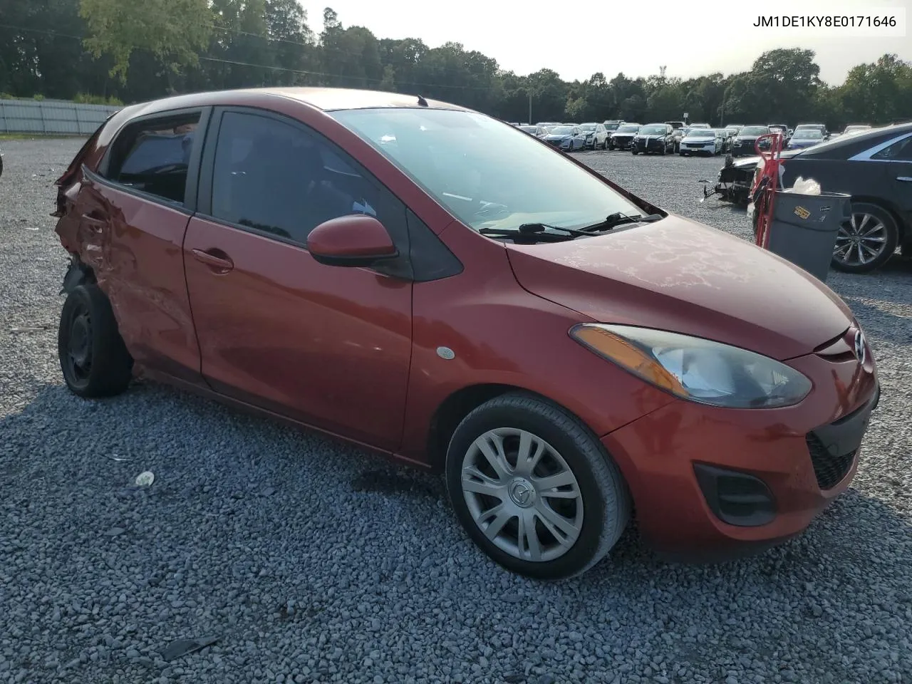 2014 Mazda Mazda2 Sport VIN: JM1DE1KY8E0171646 Lot: 70670884