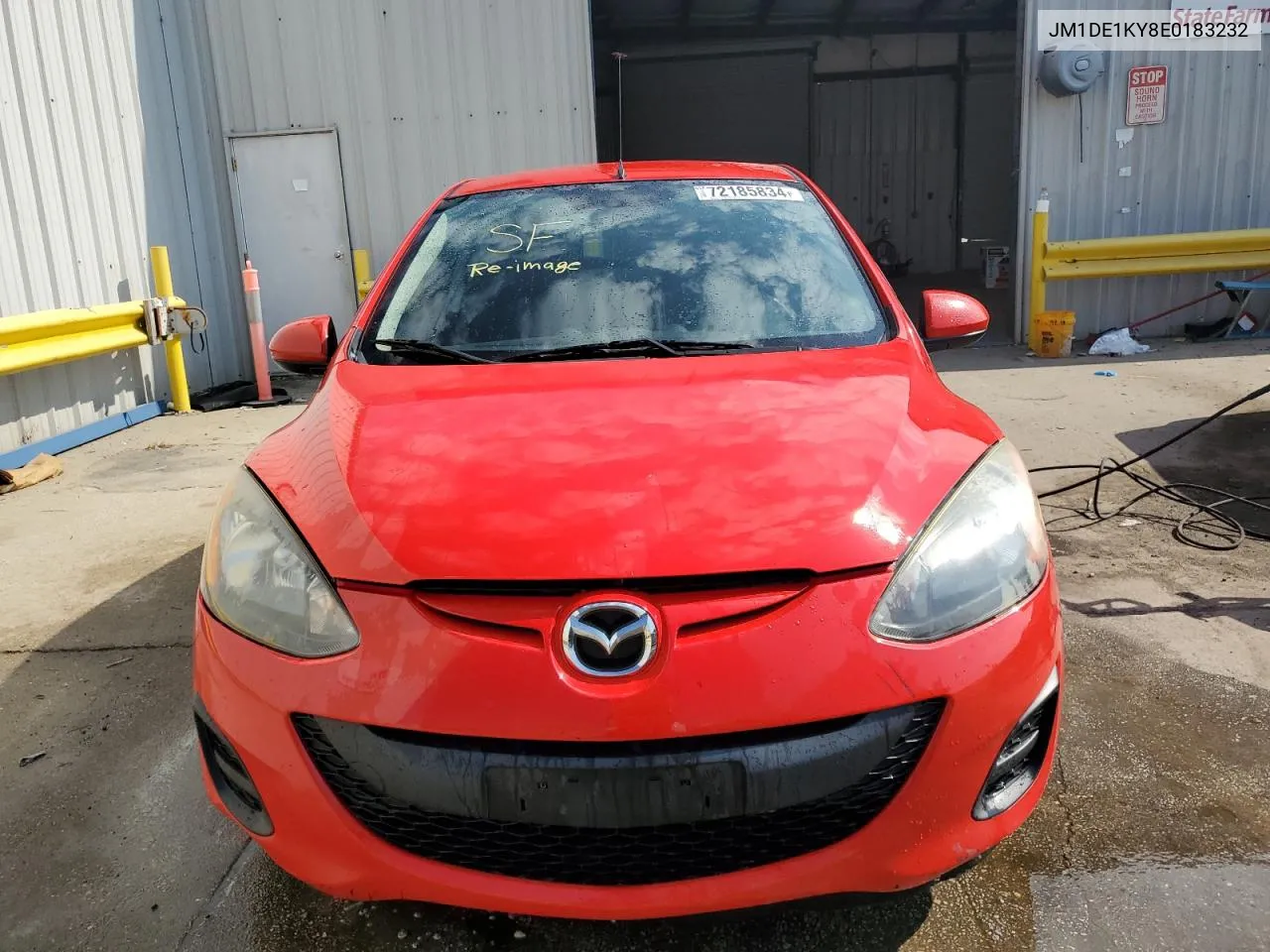 2014 Mazda Mazda2 Sport VIN: JM1DE1KY8E0183232 Lot: 72185834