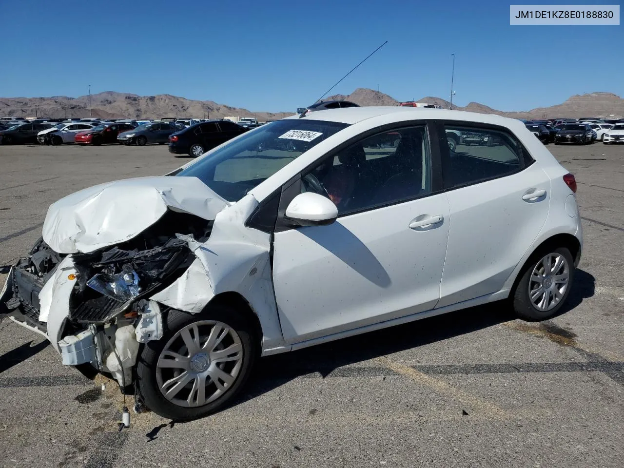 2014 Mazda Mazda2 Sport VIN: JM1DE1KZ8E0188830 Lot: 73216064