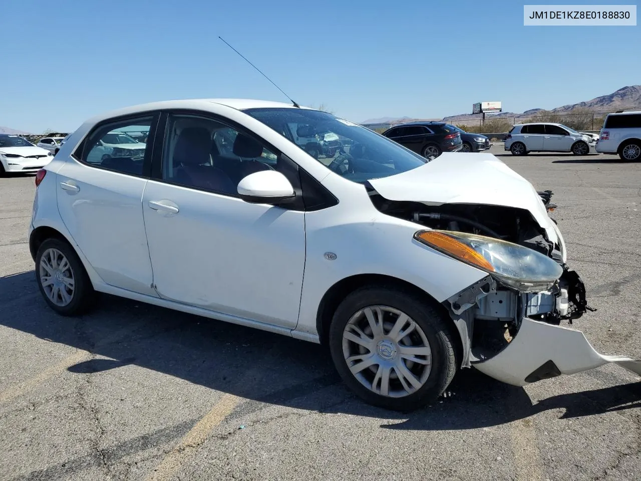 2014 Mazda Mazda2 Sport VIN: JM1DE1KZ8E0188830 Lot: 73216064