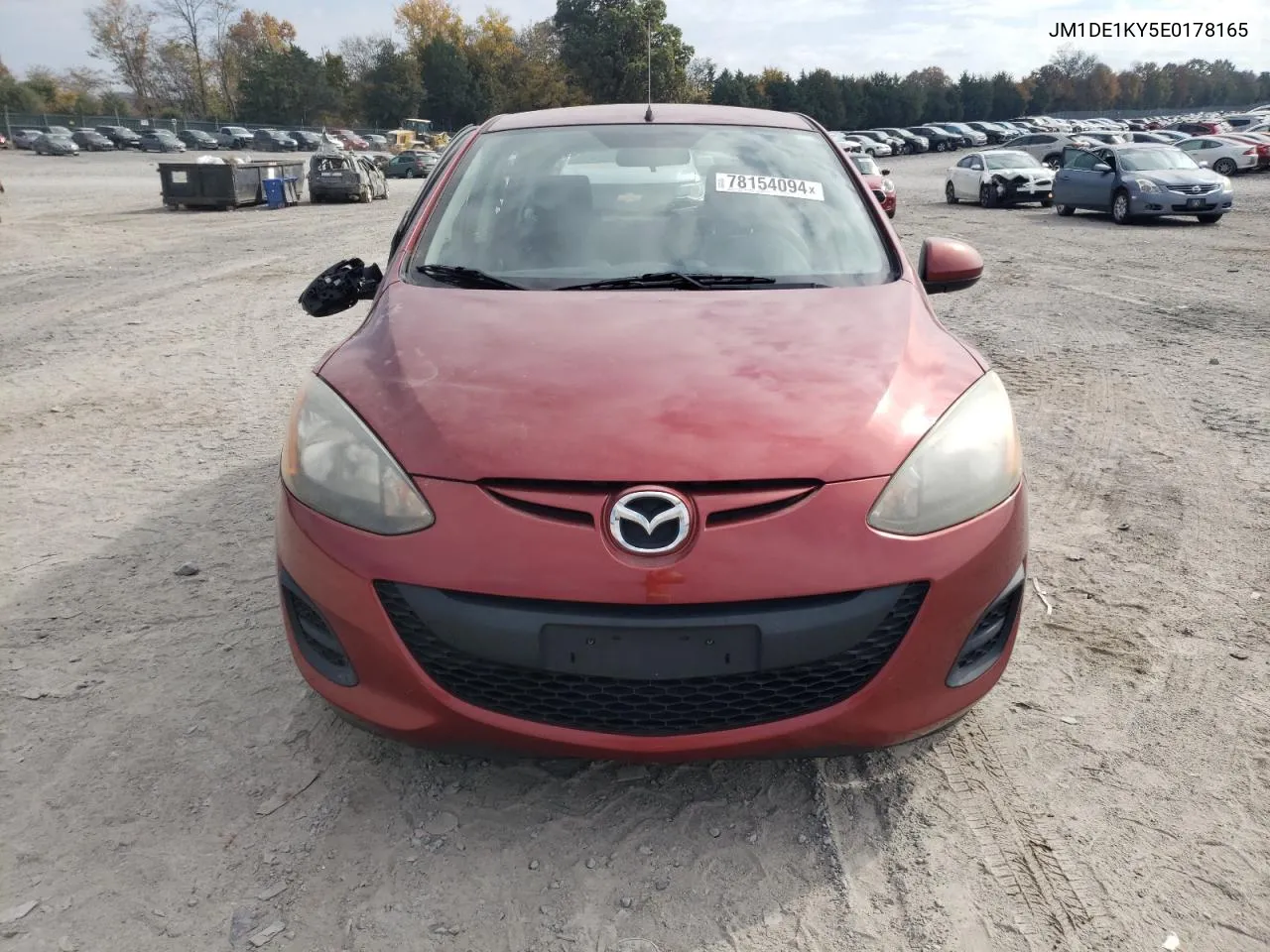 2014 Mazda Mazda2 Sport VIN: JM1DE1KY5E0178165 Lot: 78154094