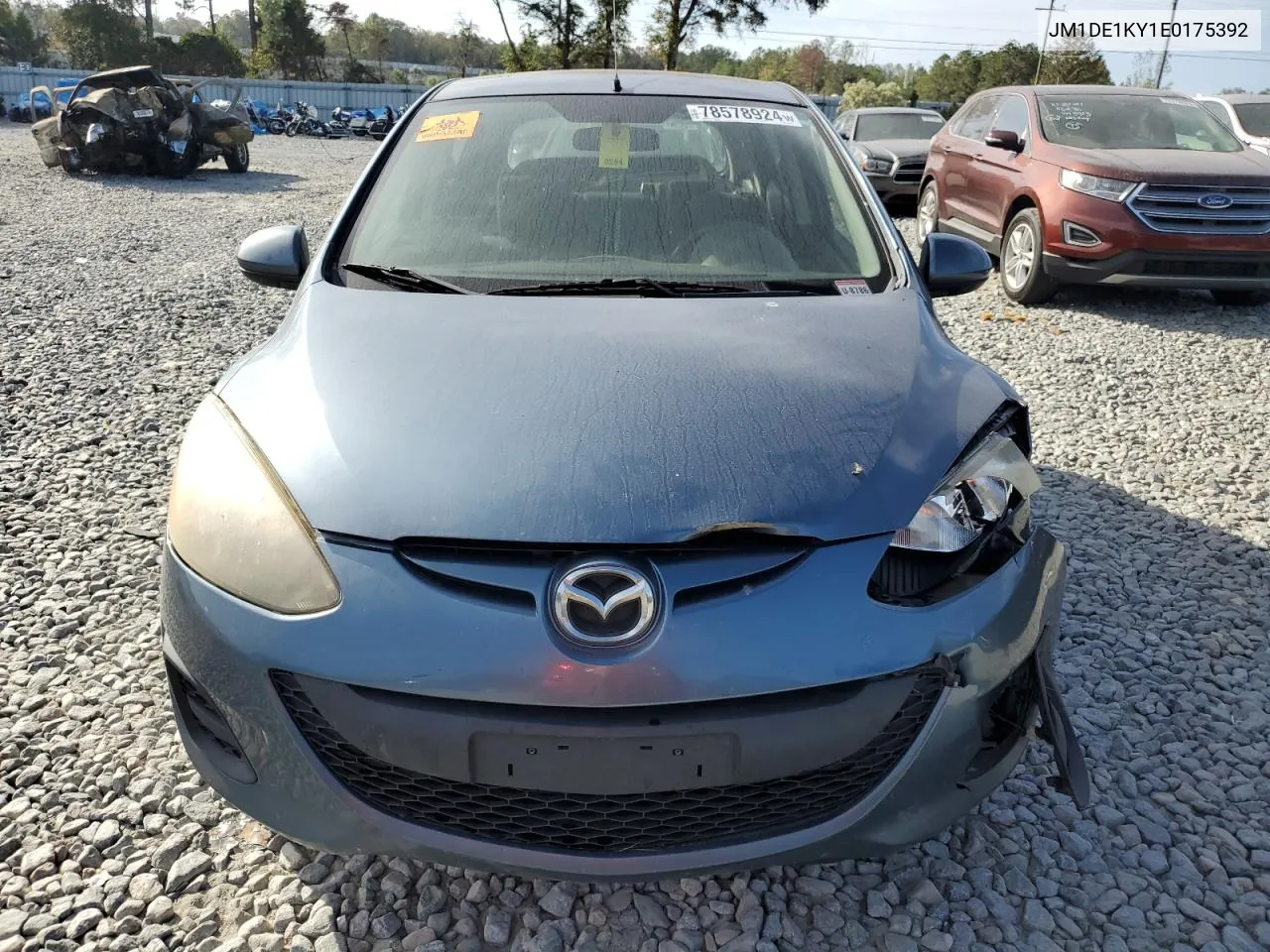 2014 Mazda Mazda2 Sport VIN: JM1DE1KY1E0175392 Lot: 78578924