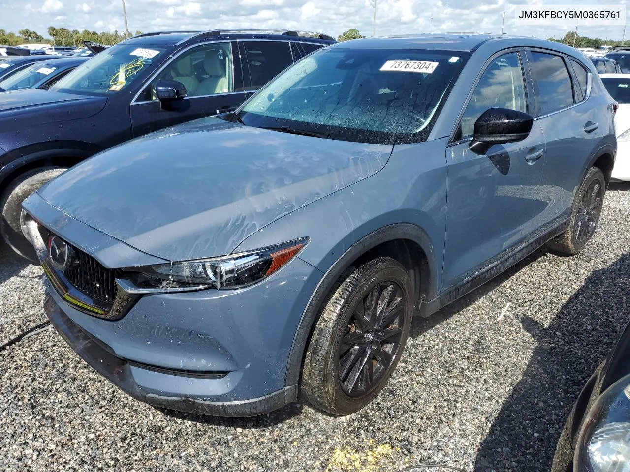 2021 Mazda Cx-5 Carbon Edition VIN: JM3KFBCY5M0365761 Lot: 73767304