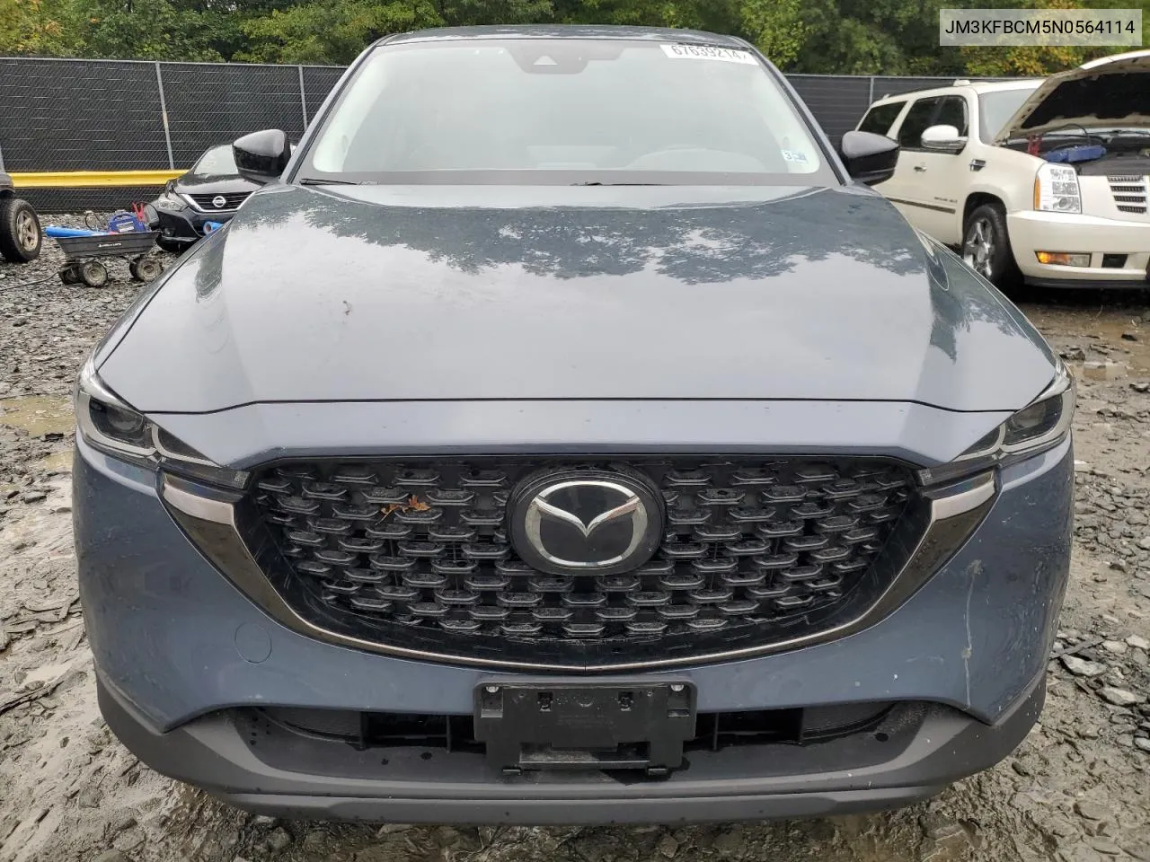 2022 Mazda Cx-5 Preferred VIN: JM3KFBCM5N0564114 Lot: 67639214