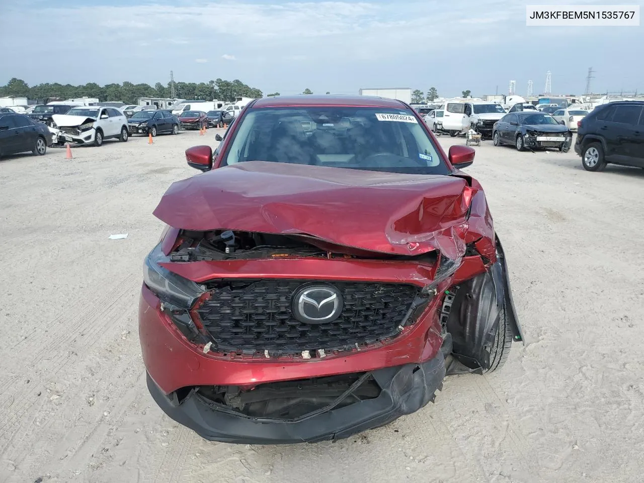 JM3KFBEM5N1535767 2022 Mazda Cx-5 Premium Plus