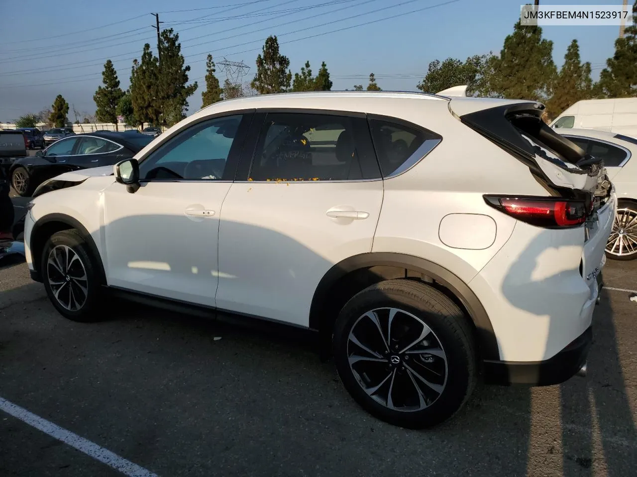 2022 Mazda Cx-5 Premium Plus VIN: JM3KFBEM4N1523917 Lot: 68765614