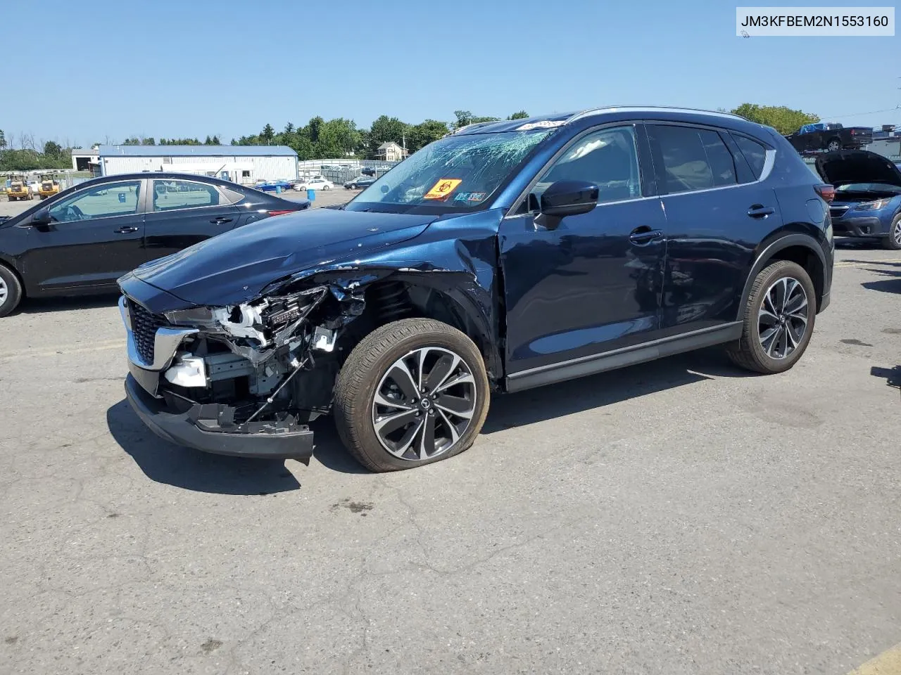 2022 Mazda Cx-5 Premium Plus VIN: JM3KFBEM2N1553160 Lot: 69263654