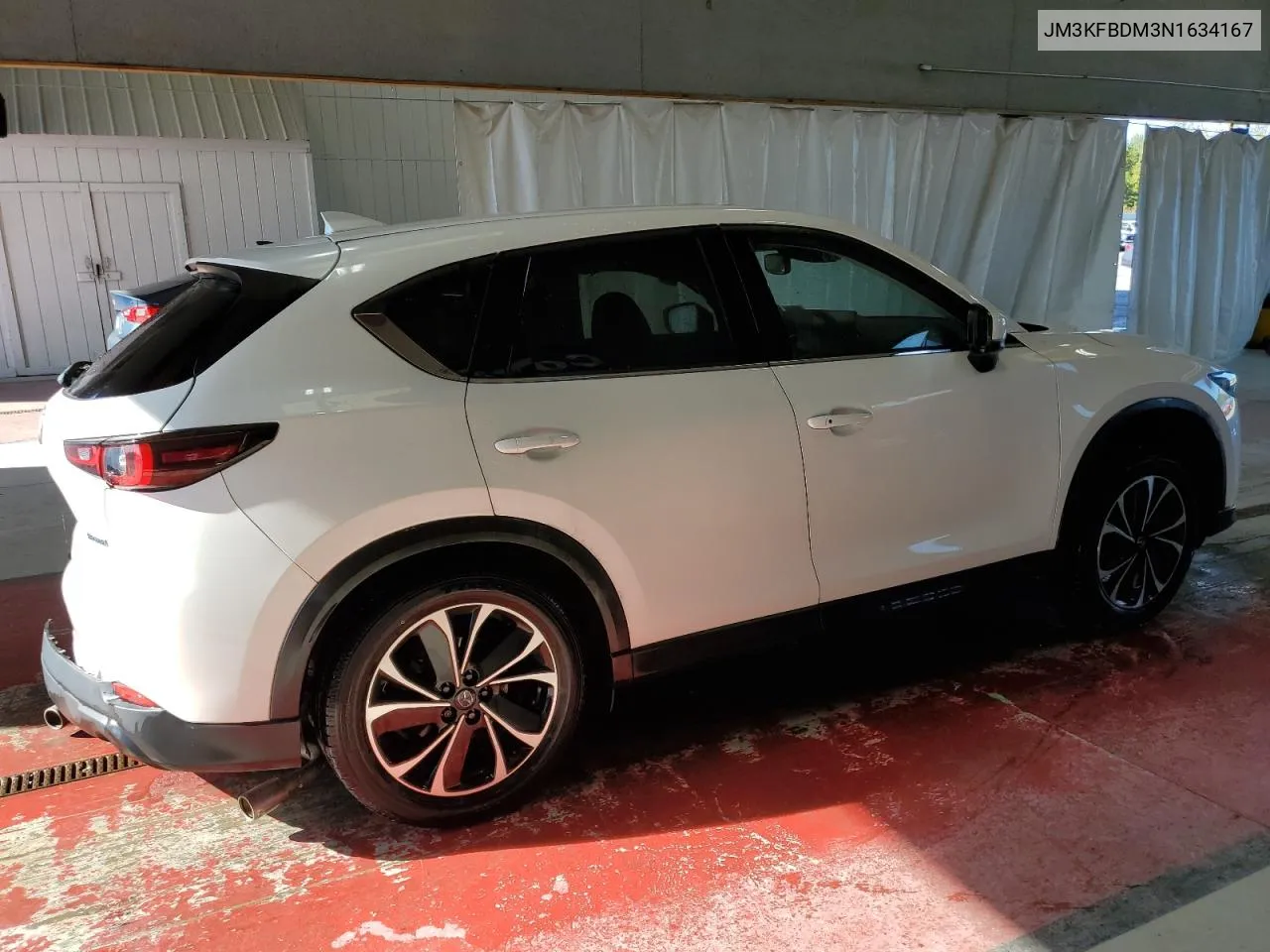 2022 Mazda Cx-5 Premium VIN: JM3KFBDM3N1634167 Lot: 71163534