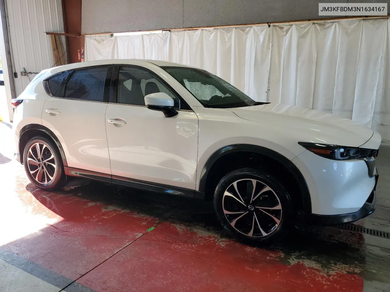 2022 Mazda Cx-5 Premium VIN: JM3KFBDM3N1634167 Lot: 71163534