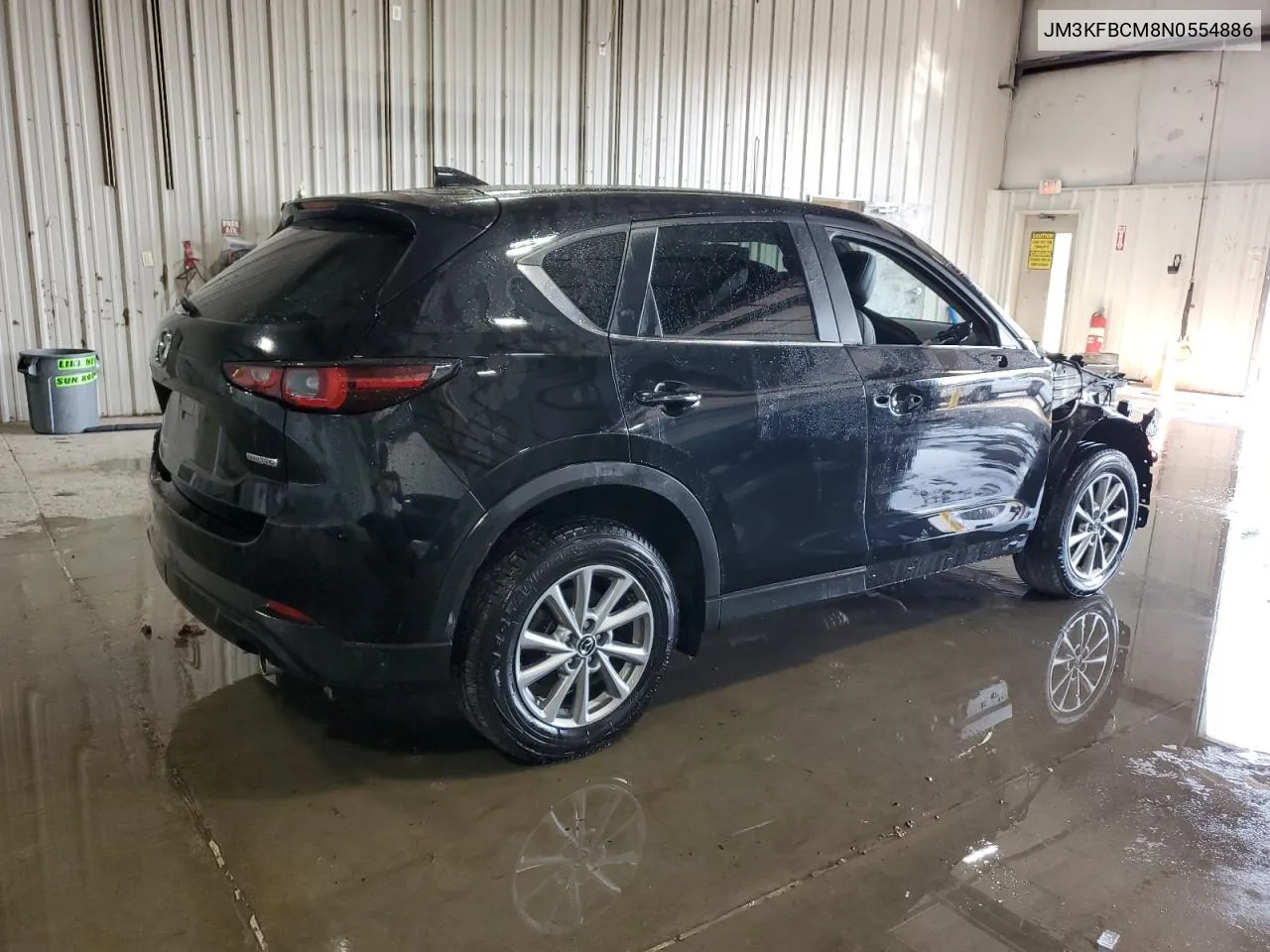 2022 Mazda Cx-5 Preferred VIN: JM3KFBCM8N0554886 Lot: 71575384