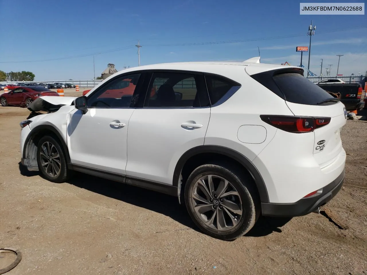 2022 Mazda Cx-5 Premium VIN: JM3KFBDM7N0622688 Lot: 73655094