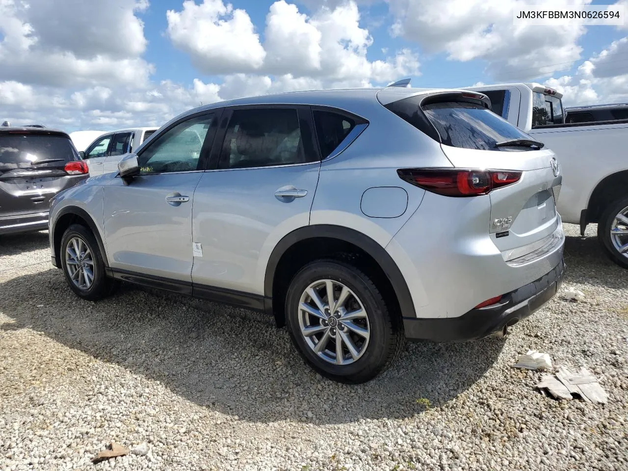 2022 Mazda Cx-5 Select VIN: JM3KFBBM3N0626594 Lot: 74123694