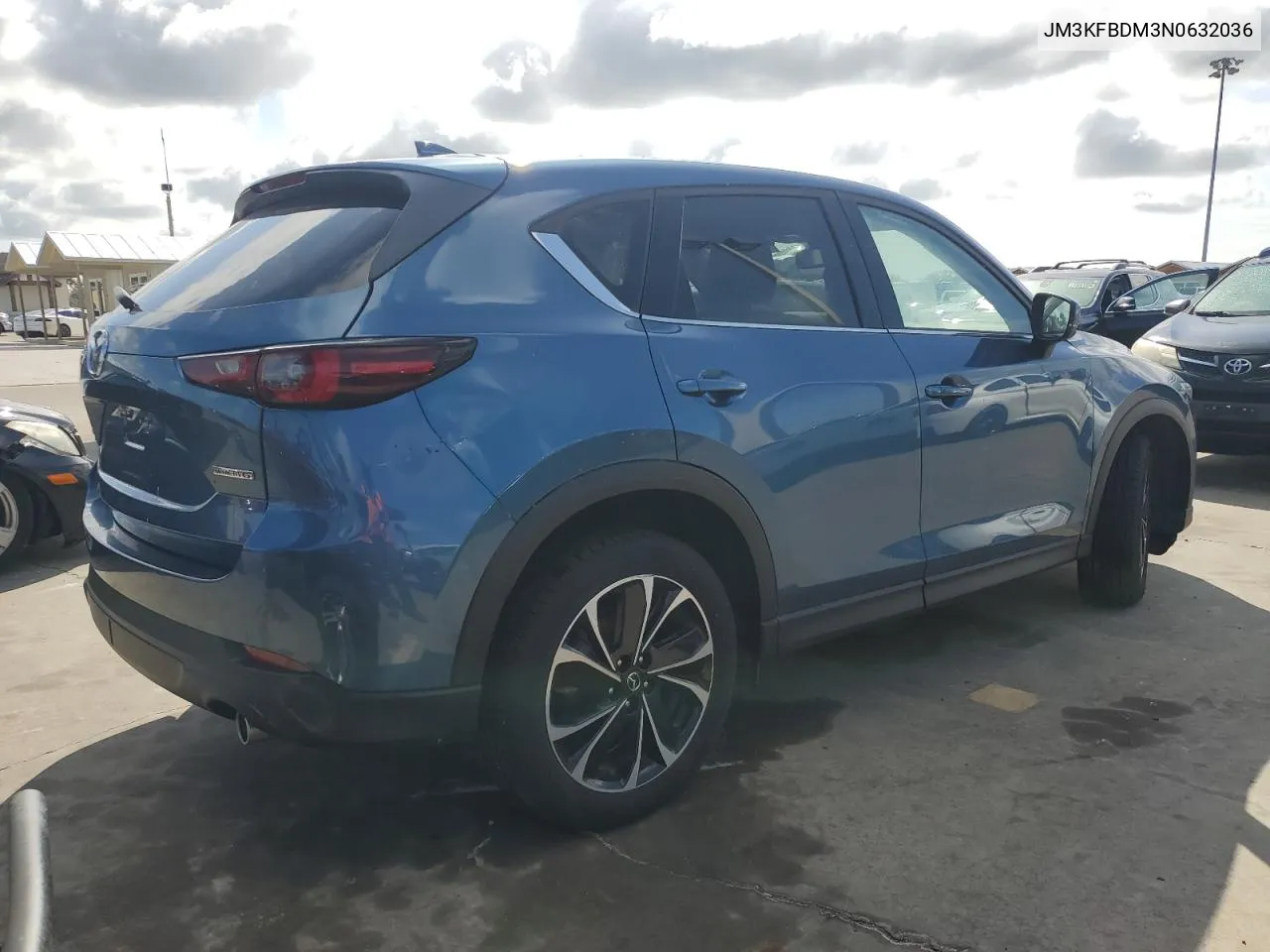 2022 Mazda Cx-5 Premium VIN: JM3KFBDM3N0632036 Lot: 75056944