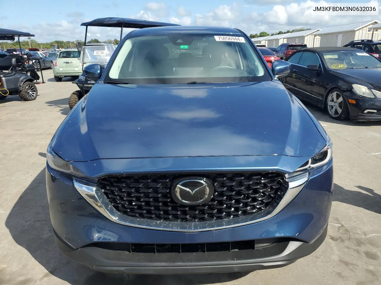 2022 Mazda Cx-5 Premium VIN: JM3KFBDM3N0632036 Lot: 75056944