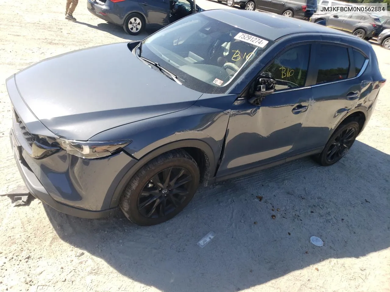 2022 Mazda Cx-5 Preferred VIN: JM3KFBCM0N0562884 Lot: 75291274