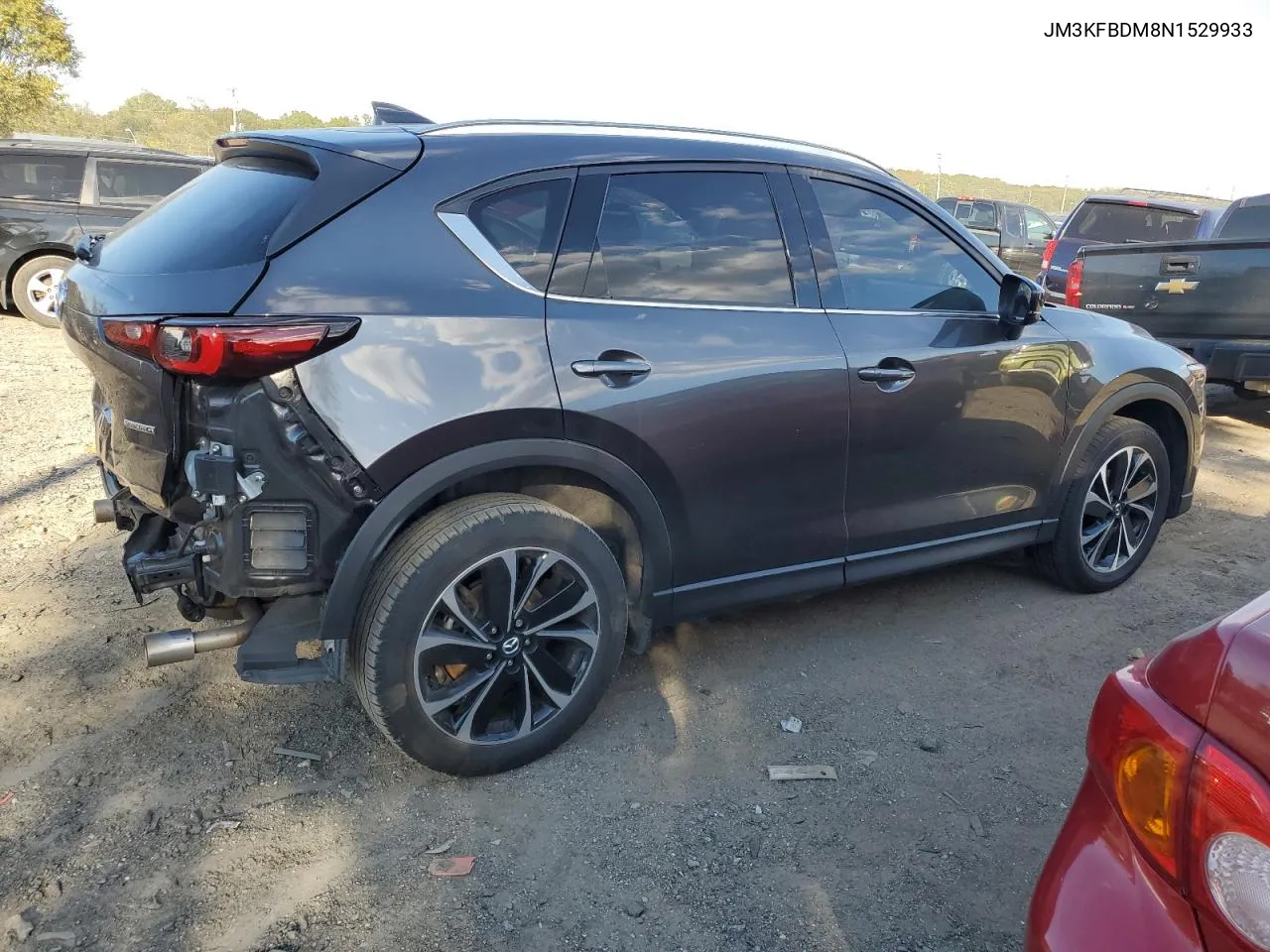 2022 Mazda Cx-5 Premium VIN: JM3KFBDM8N1529933 Lot: 75665114