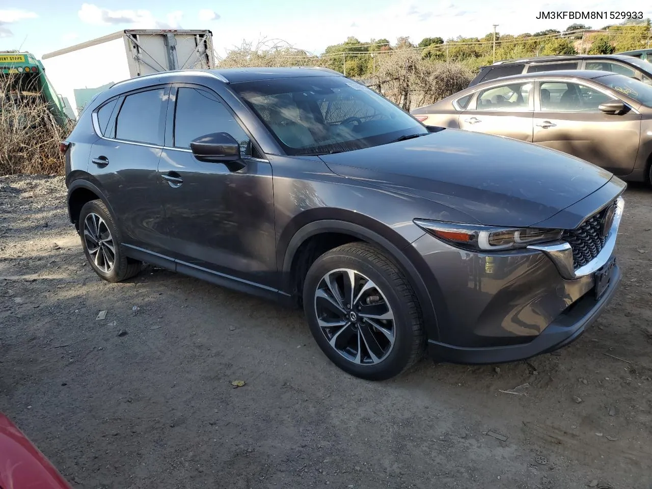 2022 Mazda Cx-5 Premium VIN: JM3KFBDM8N1529933 Lot: 75665114