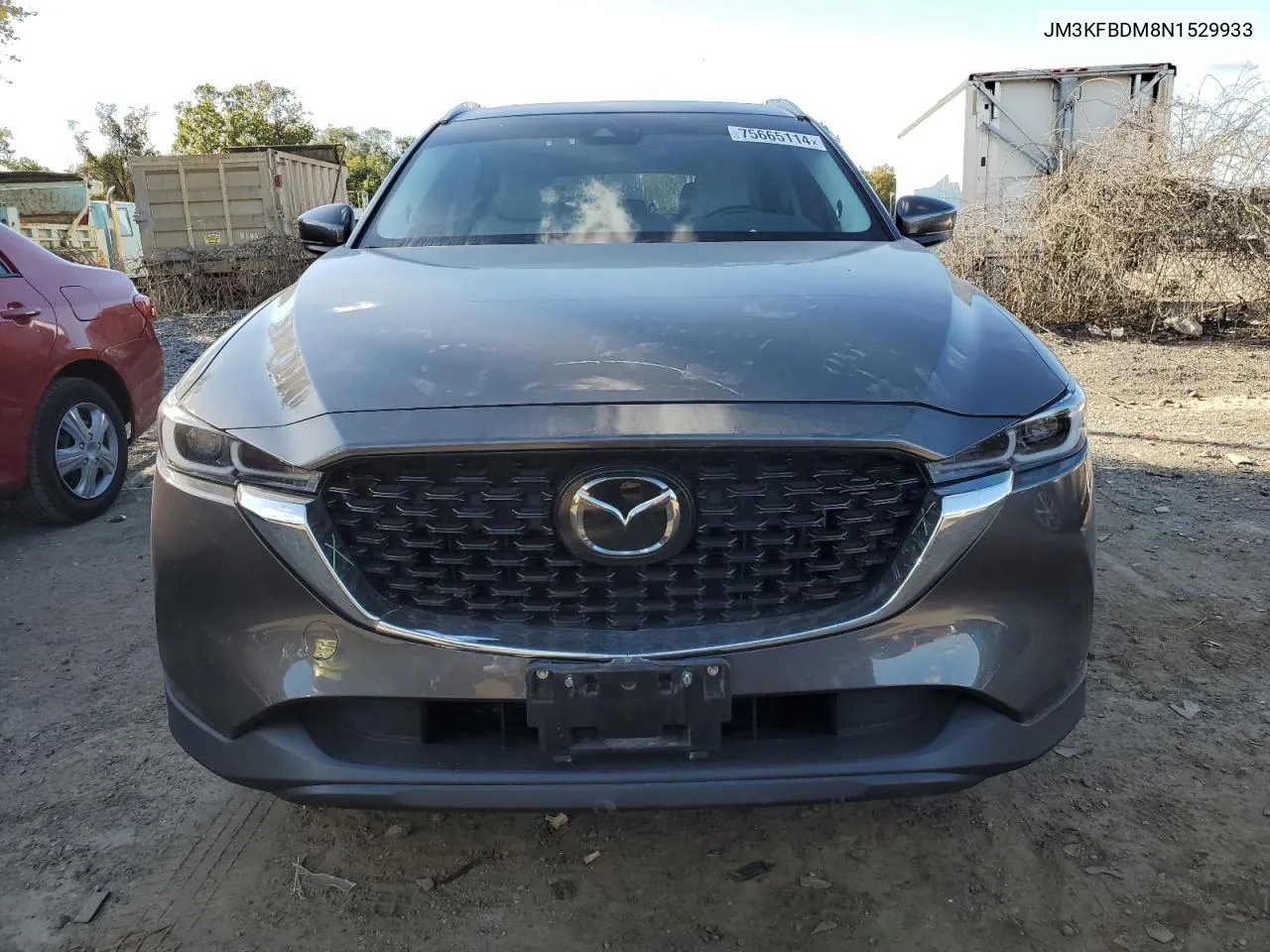 2022 Mazda Cx-5 Premium VIN: JM3KFBDM8N1529933 Lot: 75665114