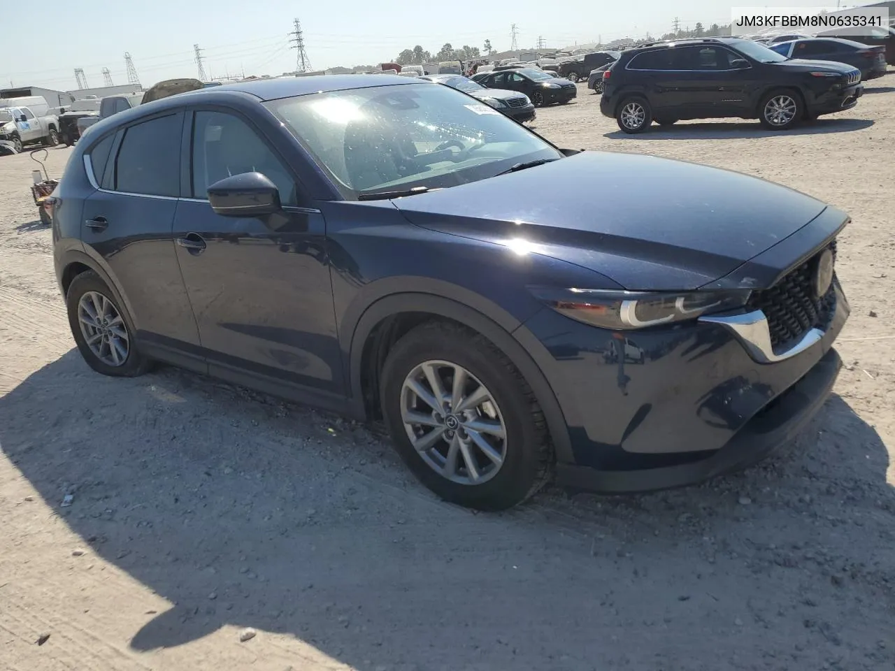 2022 Mazda Cx-5 Select VIN: JM3KFBBM8N0635341 Lot: 75840744