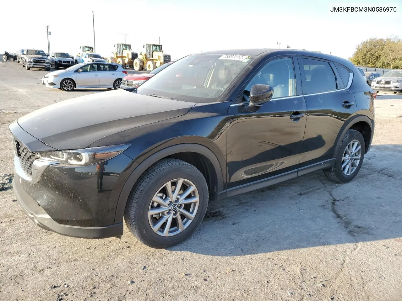 2022 Mazda Cx-5 Preferred VIN: JM3KFBCM3N0586970 Lot: 75887014