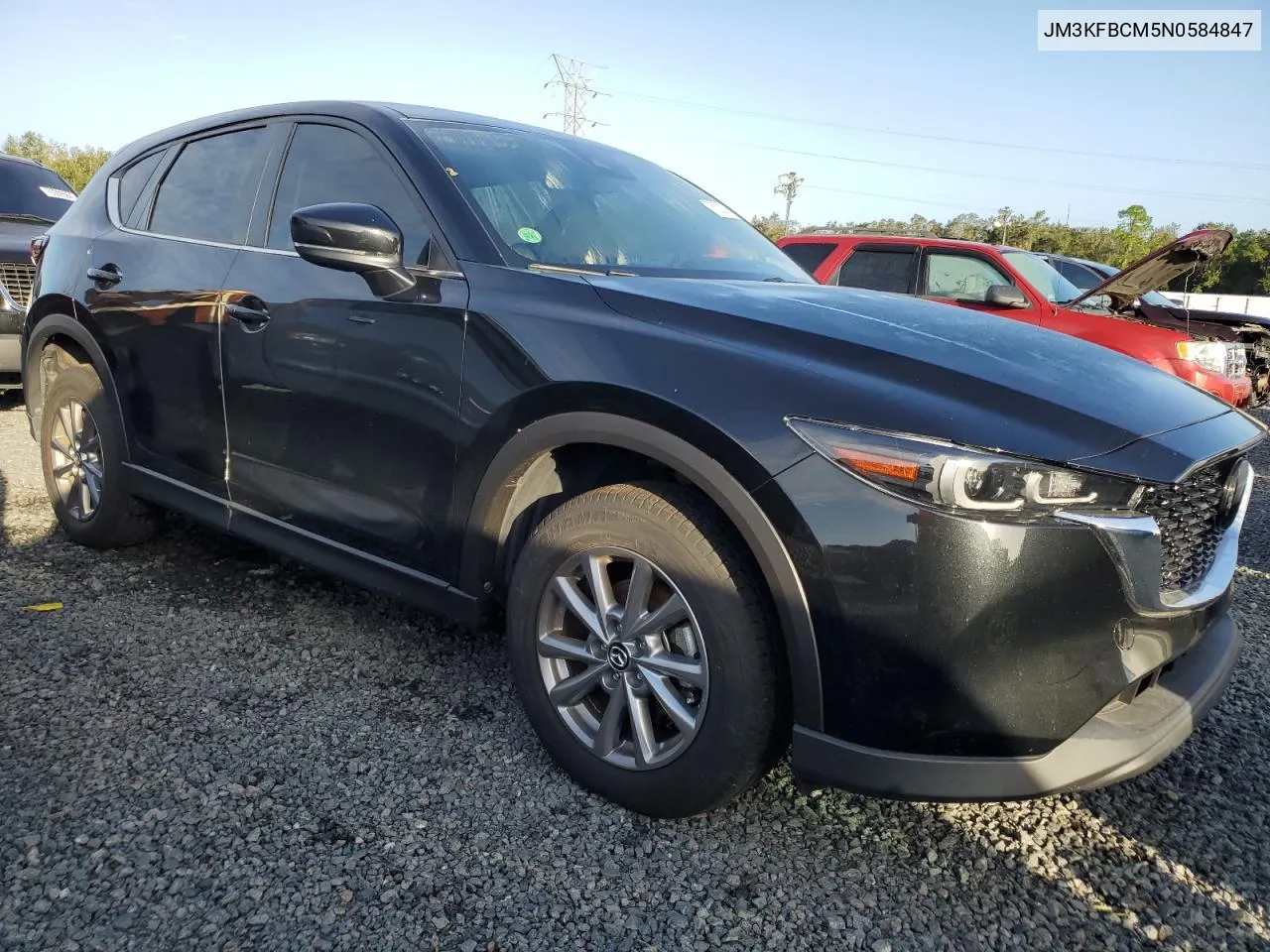 2022 Mazda Cx-5 Preferred VIN: JM3KFBCM5N0584847 Lot: 76029394