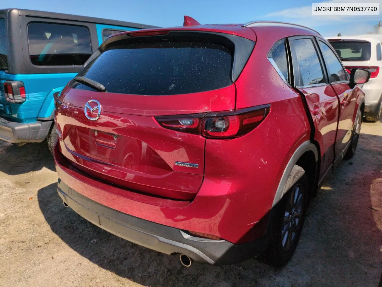 2022 Mazda Cx-5 Select VIN: JM3KFBBM7N0537790 Lot: 76078654