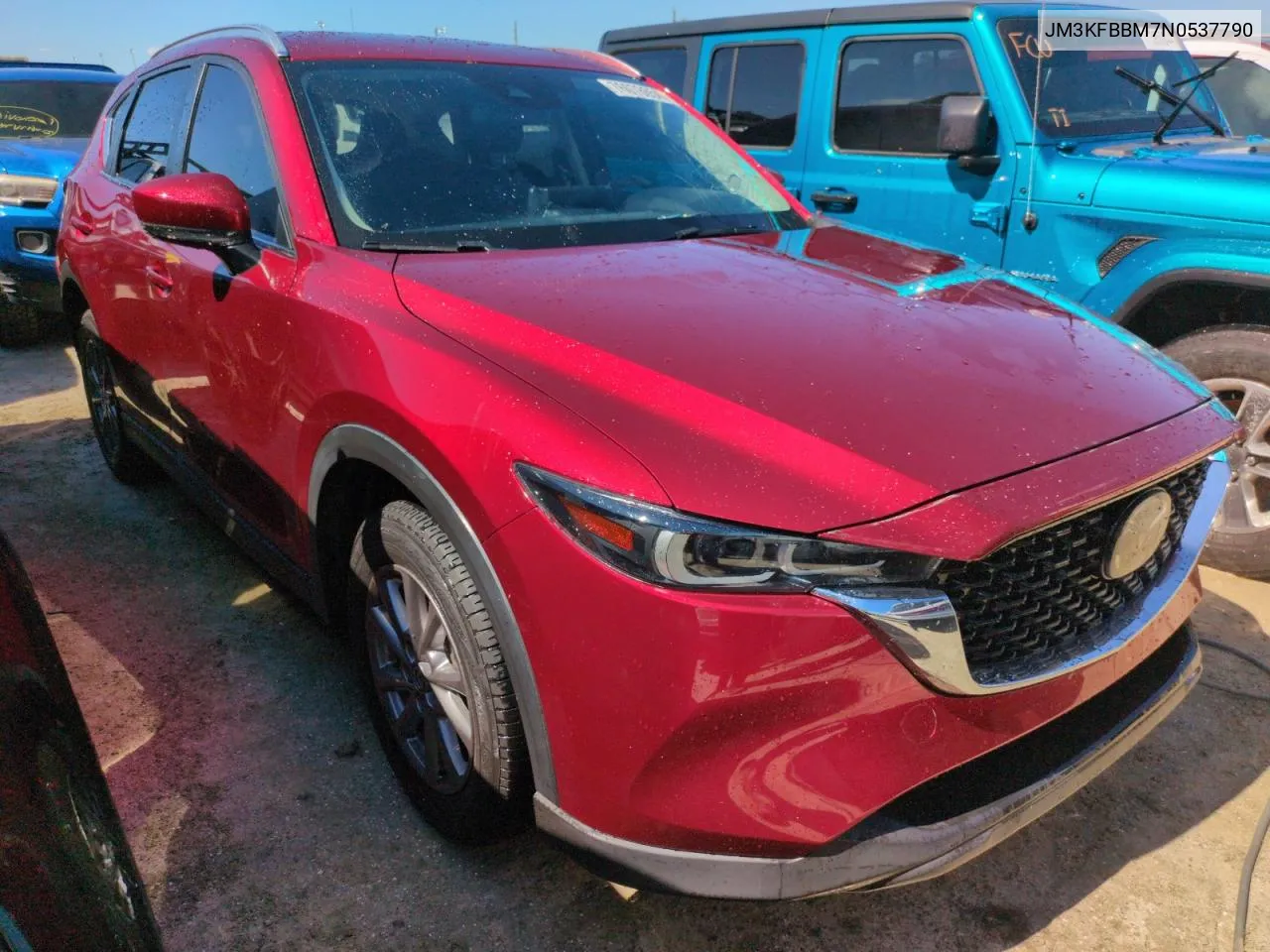 2022 Mazda Cx-5 Select VIN: JM3KFBBM7N0537790 Lot: 76078654