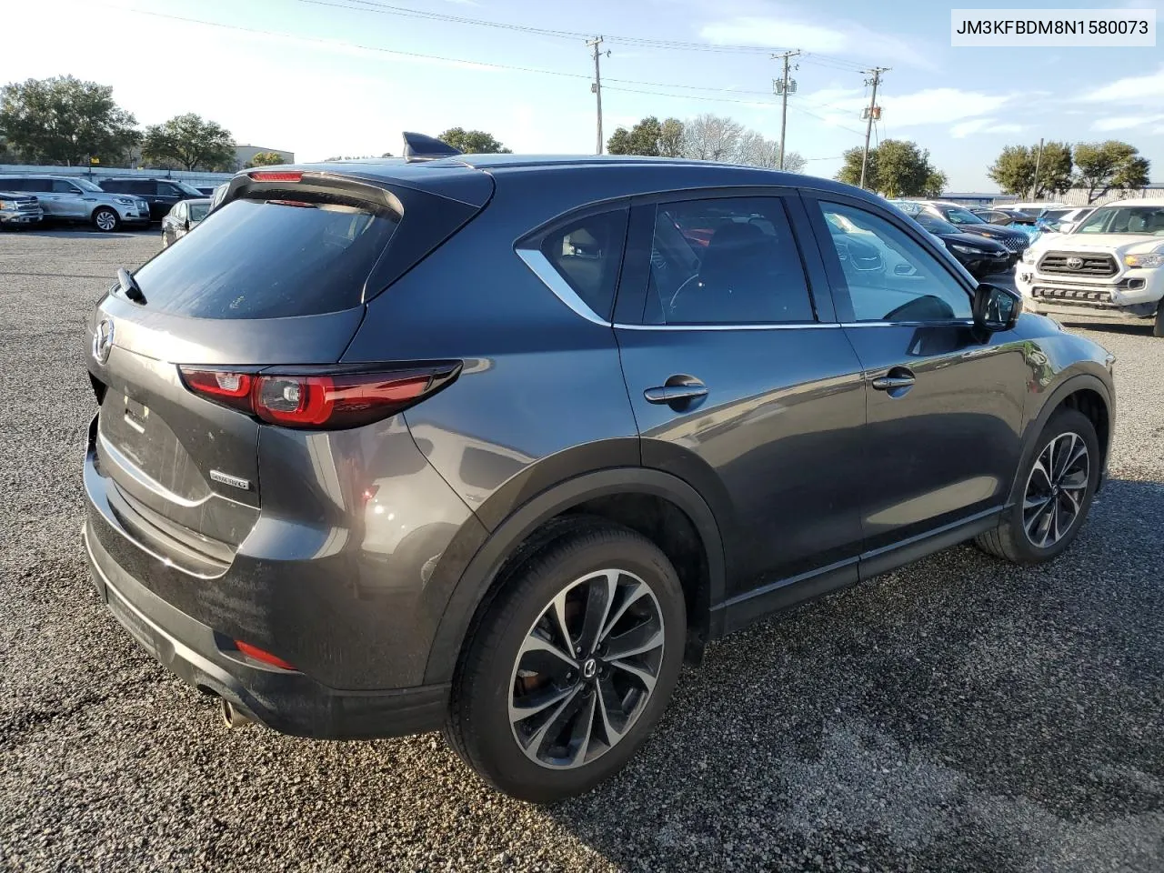 2022 Mazda Cx-5 Premium VIN: JM3KFBDM8N1580073 Lot: 76291184