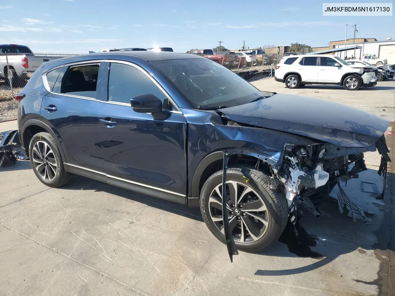 2022 Mazda Cx-5 Premium VIN: JM3KFBDM5N1617130 Lot: 76573494