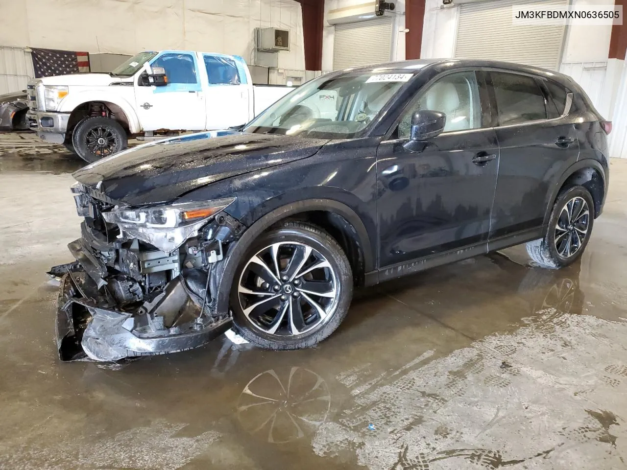 2022 Mazda Cx-5 Premium VIN: JM3KFBDMXN0636505 Lot: 77024134