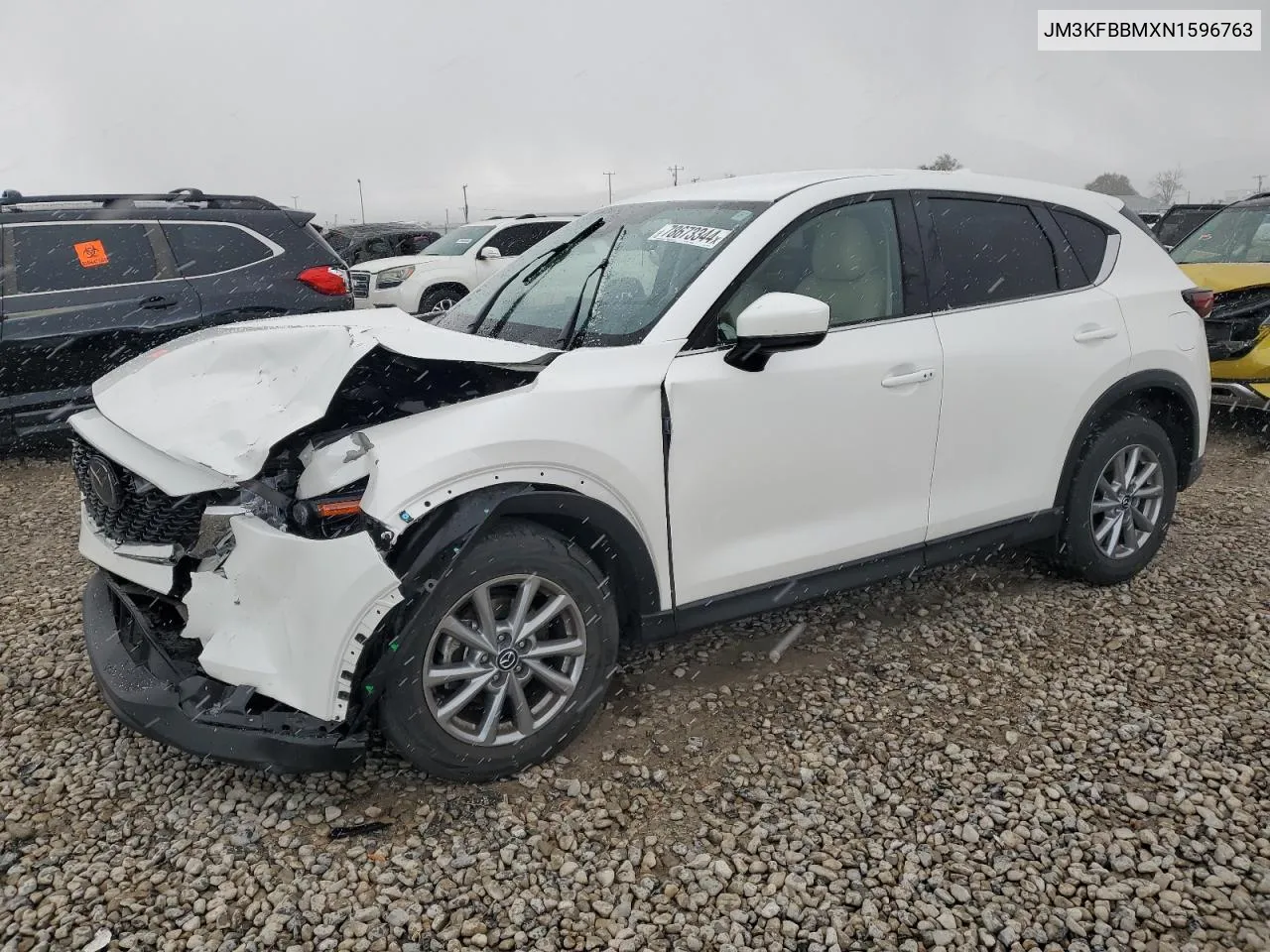 2022 Mazda Cx-5 Select VIN: JM3KFBBMXN1596763 Lot: 78673344