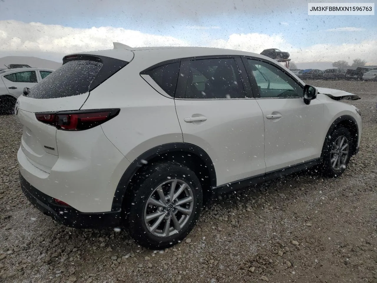 2022 Mazda Cx-5 Select VIN: JM3KFBBMXN1596763 Lot: 78673344