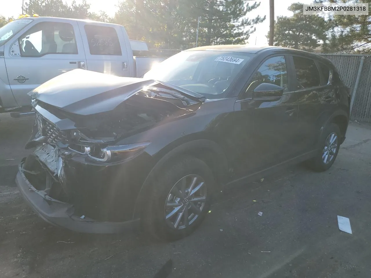 2023 Mazda Cx-5 Select VIN: JM3KFBBM2P0281318 Lot: 75243694